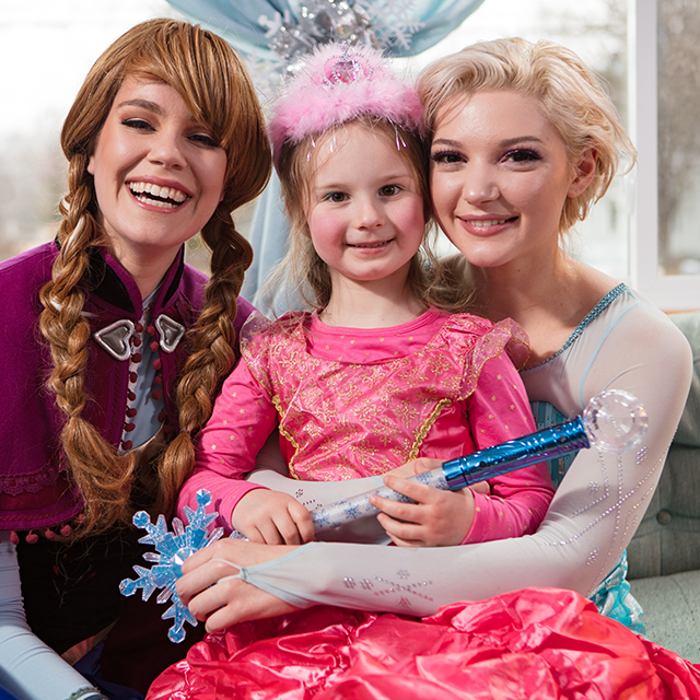 Get a photo with Ice Queen with the help of The Princess Party Co.