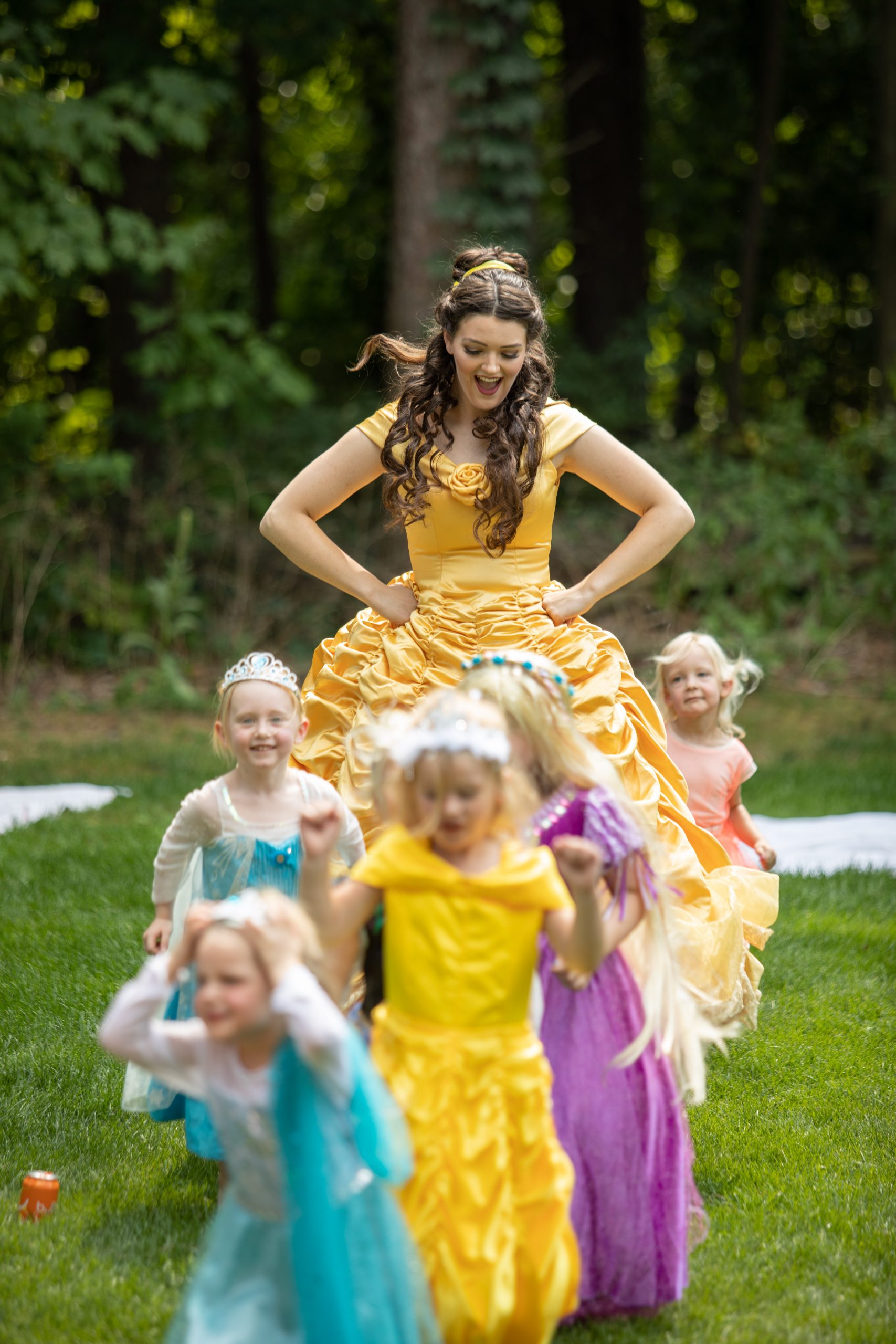 Do Princess Performers Stay in Character the Entire Time at a Party?